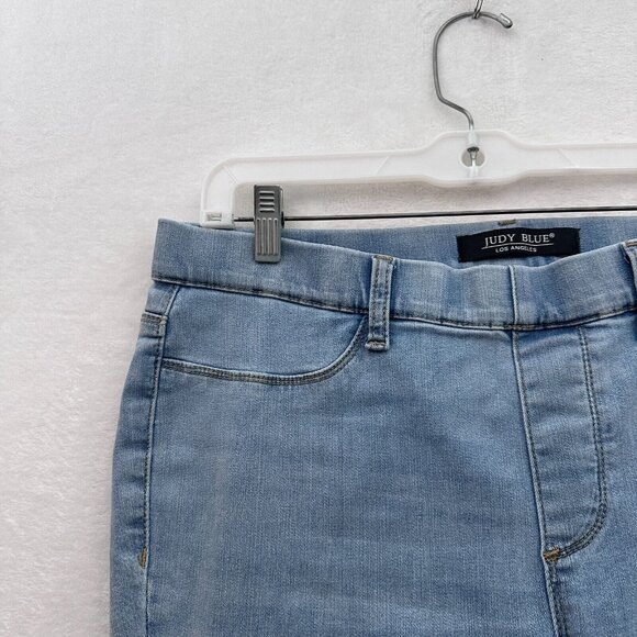 Judy Blue Jeans Womens 15/32 Blue Skinny Fit Pullon Stretch High Rise - Picture 8 of 12